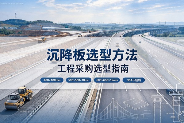 昭阳沉降板选择方法